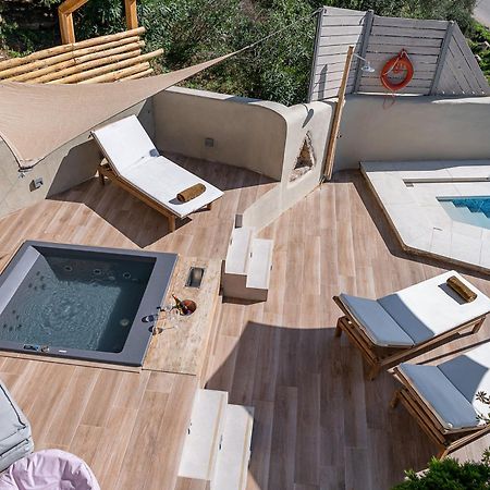 Verekinthos Villas - Pool, Hot Tub, Bbq, Kids Playground, Stunning Mountain Views Jerólakosz Kültér fotó